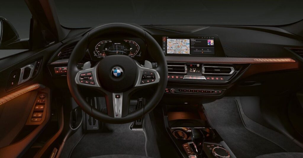 BMW M1 interior