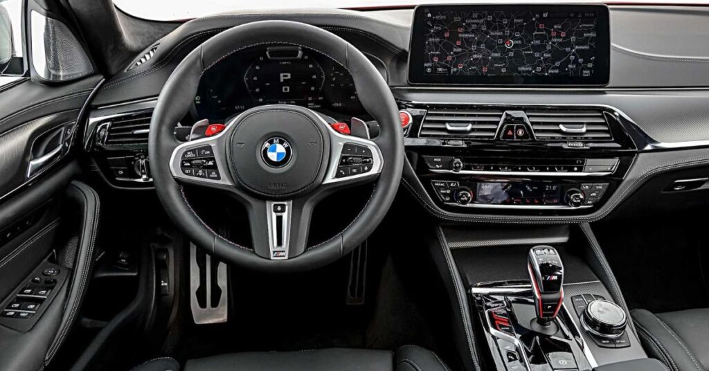 BMW m5 interior