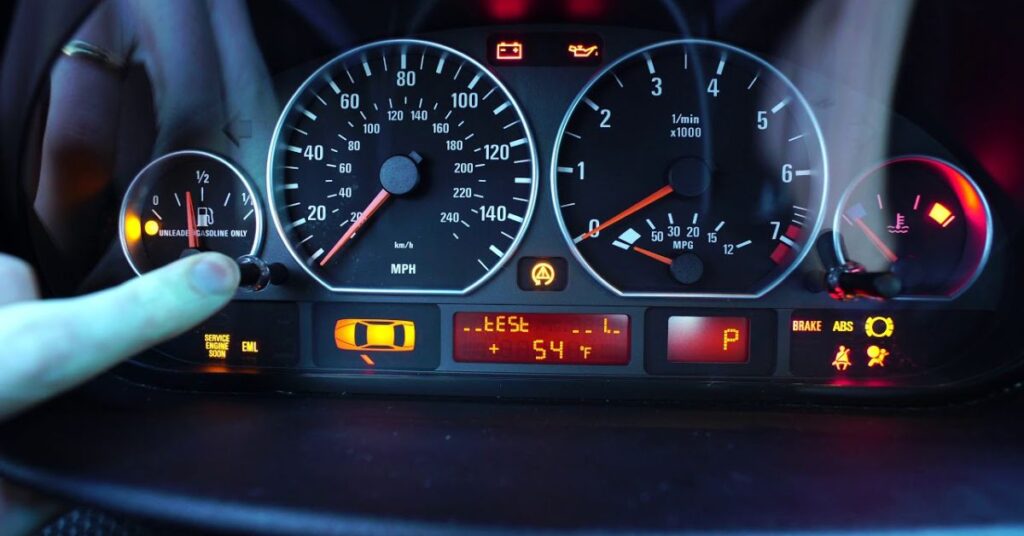 bmw warning lights